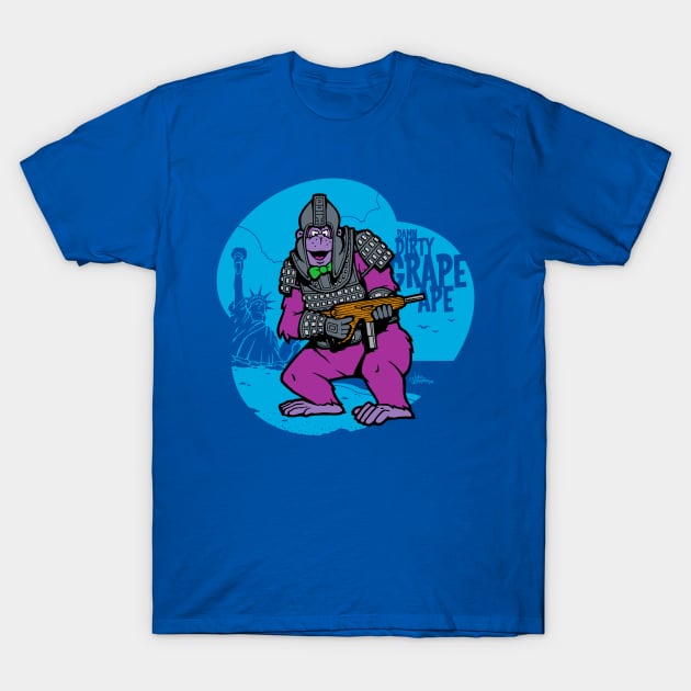 Planet of the Grape Apes T-Shirt by Captain_RibMan